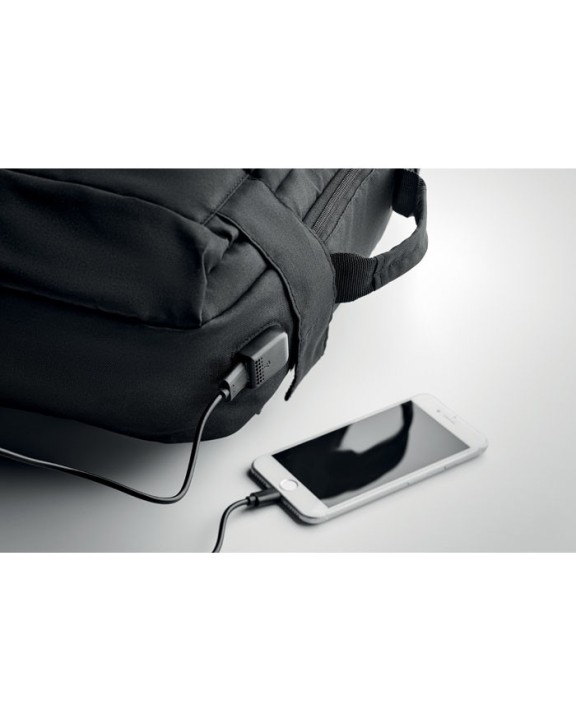 4DO Laptop Rucksack 300D RPET Taschen personalisierbar