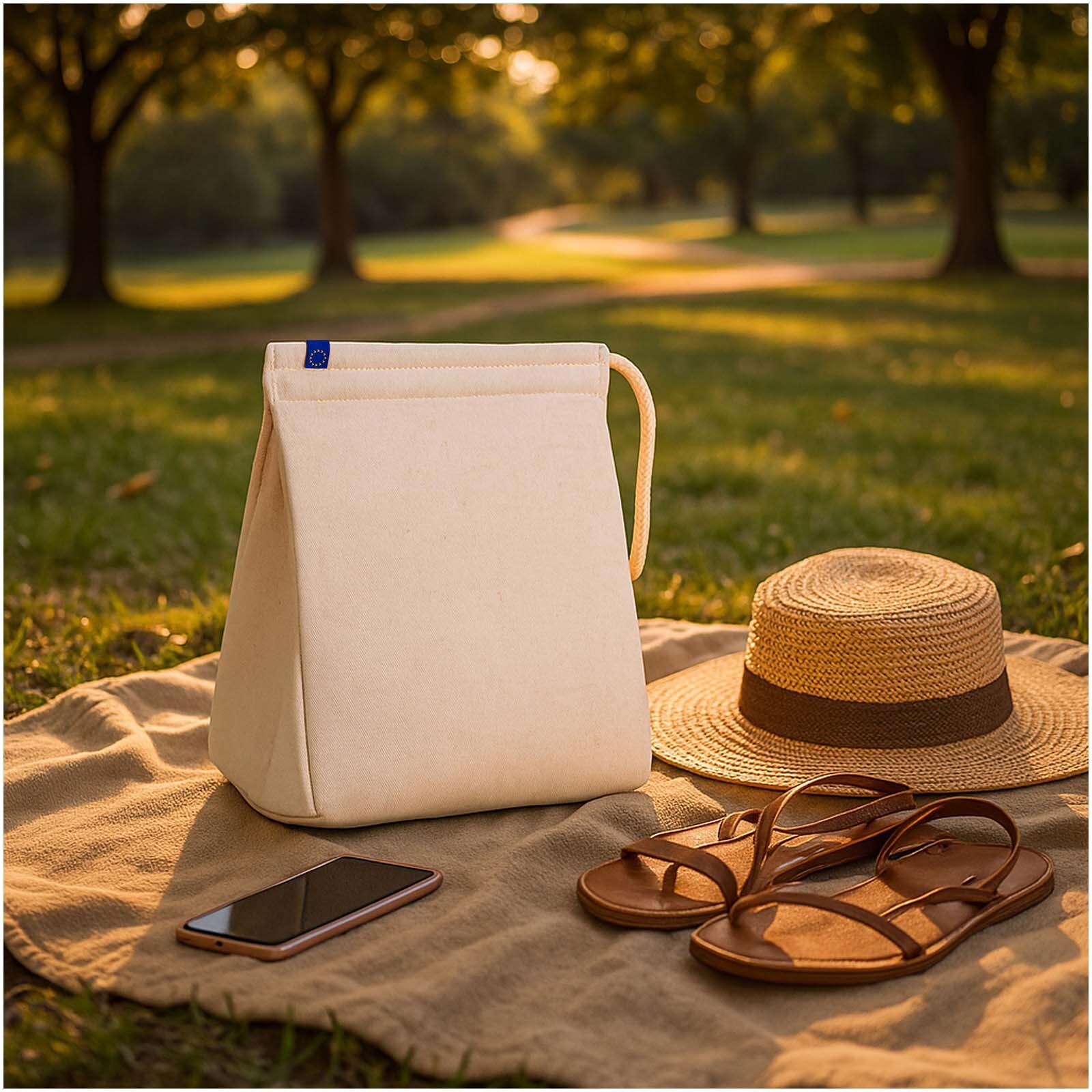 Citizen Green Eurolunch isothermal cotton lunch bag