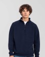 Sweaters & hoodies FOL Iconic premium zip-neck sweat voor bedrukking &amp; borduring