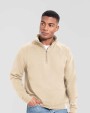 Sweaters & hoodies FOL Iconic premium zip-neck sweat voor bedrukking &amp; borduring
