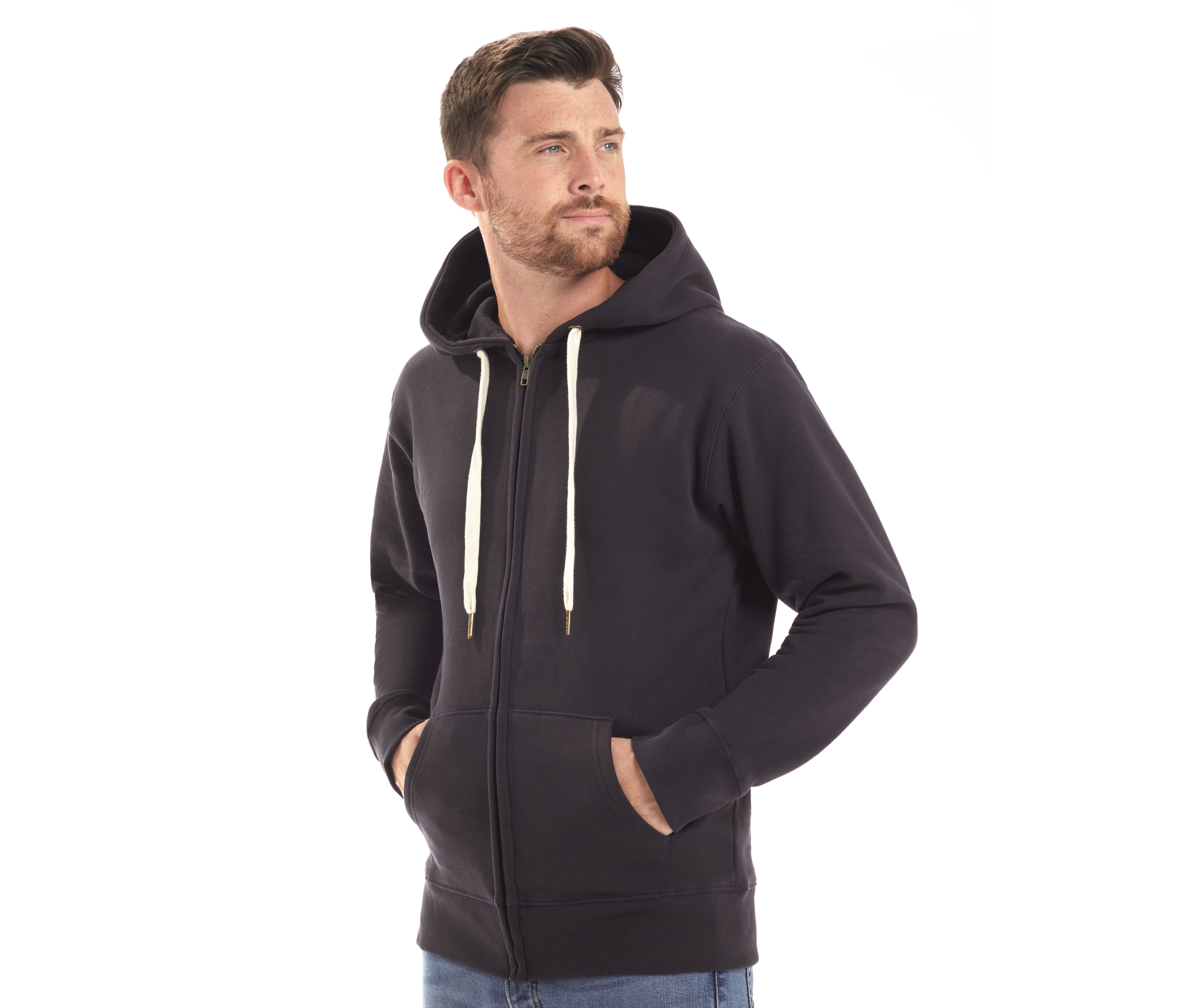 MANTIS MEN'S SUPERSTAR ZIP-THROUGH HOODIE Sweatshirts personalisierbar