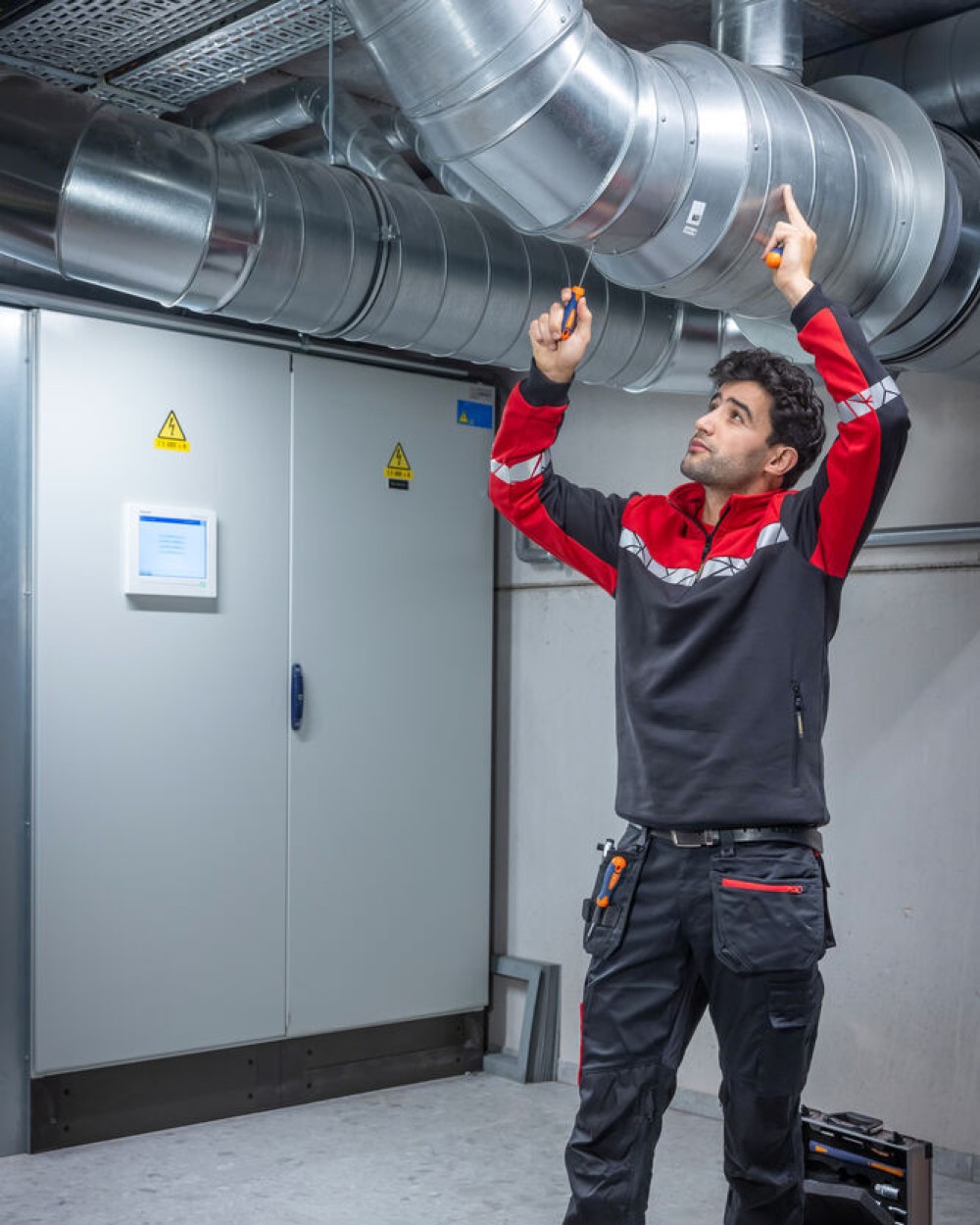 Broeken PROJOB 7509 STRETCHBROEK MET KNIEZAKKEN EN SPIJKERZAKKEN voor bedrukking &amp; borduring