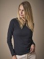 T-Shirts à personnaliser TEE JAYS LADIES LONG SLEEVE INTERLOCK TEE 