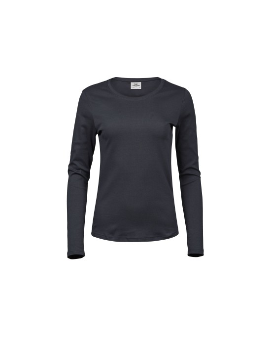 T-Shirts personnalisable Tee Jays LADIES LONG SLEEVE INTERLOCK TEE