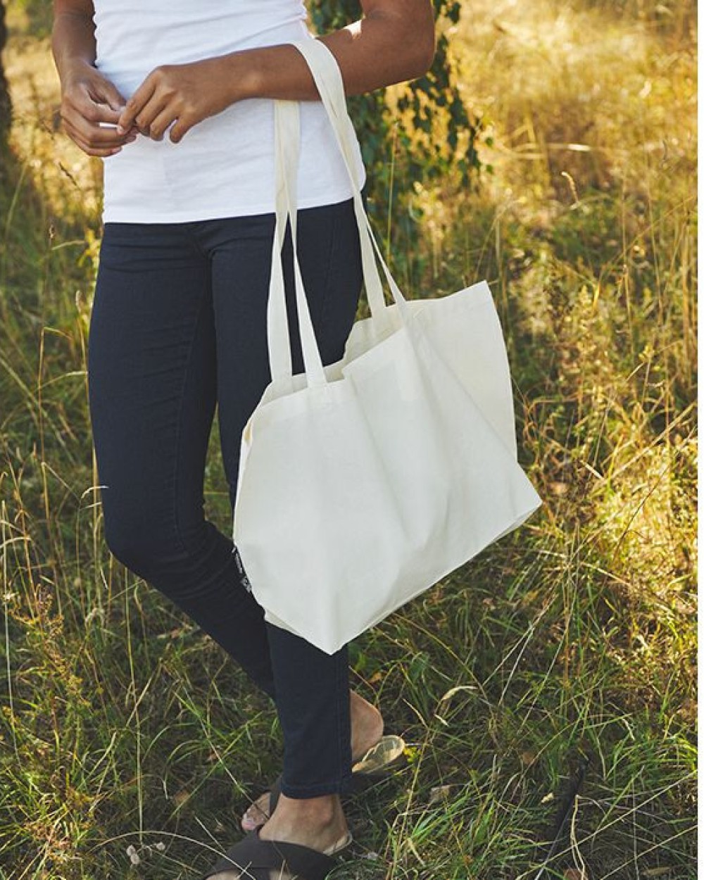 NEUTRAL Shopping Bag with Gusset Taschen personalisierbar