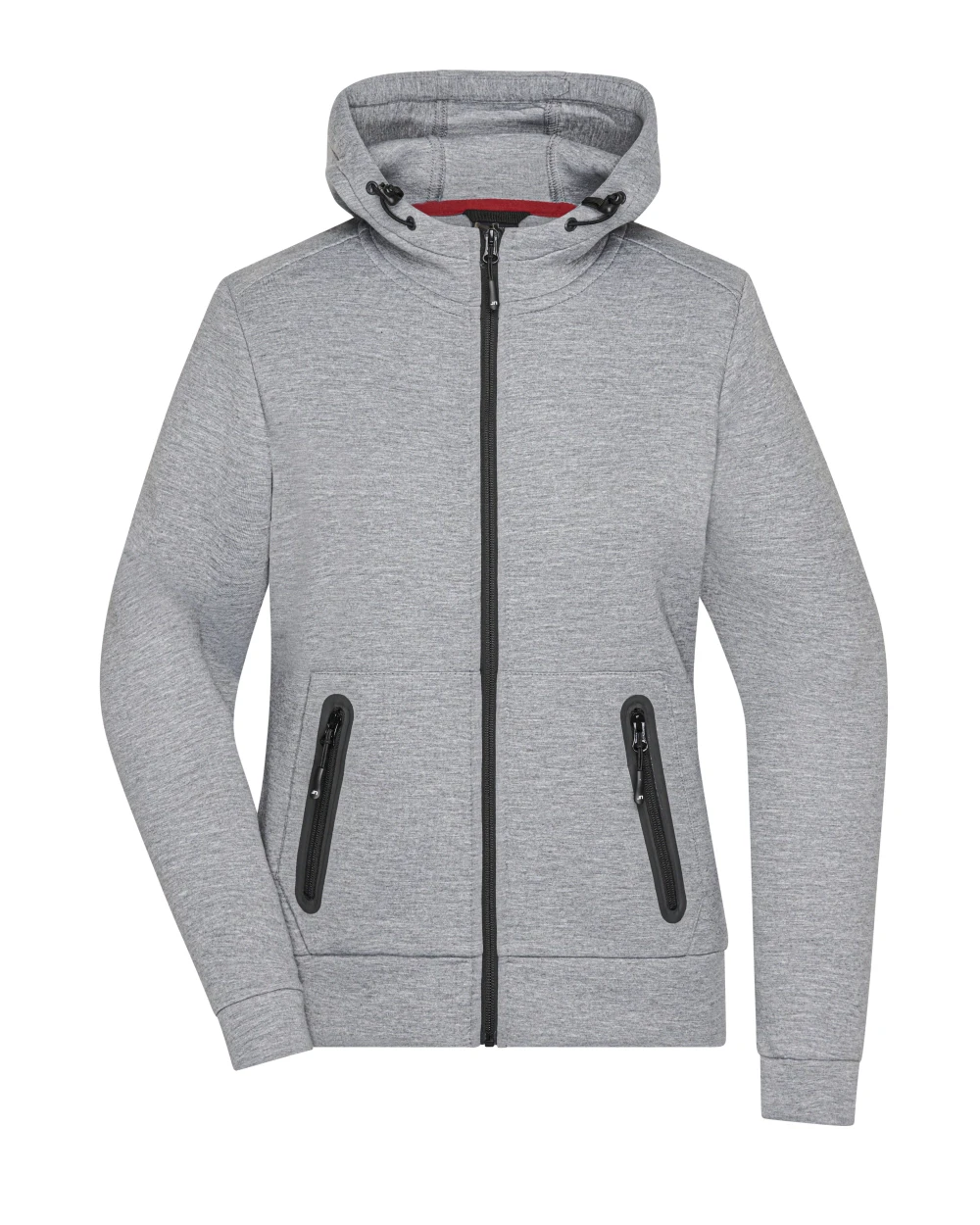 Vestes personnalisable JAMES & NICHOLSON Ladies` Hooded Jacket