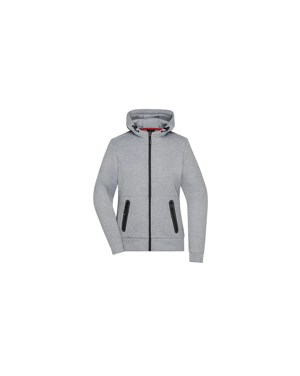 Vestes personnalisable JAMES & NICHOLSON Ladies` Hooded Jacket