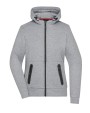 JAMES & NICHOLSON Ladies` Hooded Jacket Jacken personalisierbar