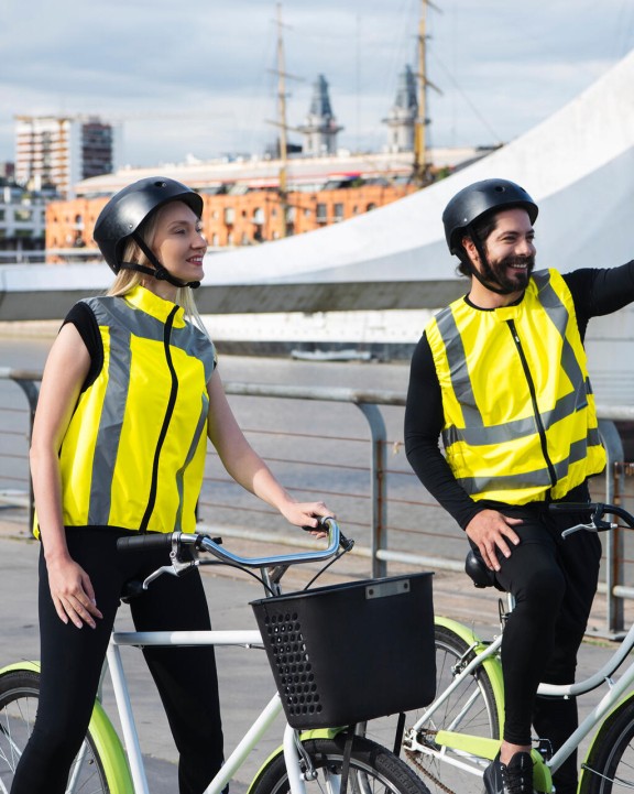Gilets de sécurité personnalisable KORNTEX Hi-Vis Biker Vest "Schleiz"