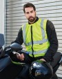 Fluo vestjes KORNTEX Hi-Vis Biker Vest "Schleiz" voor bedrukking &amp; borduring