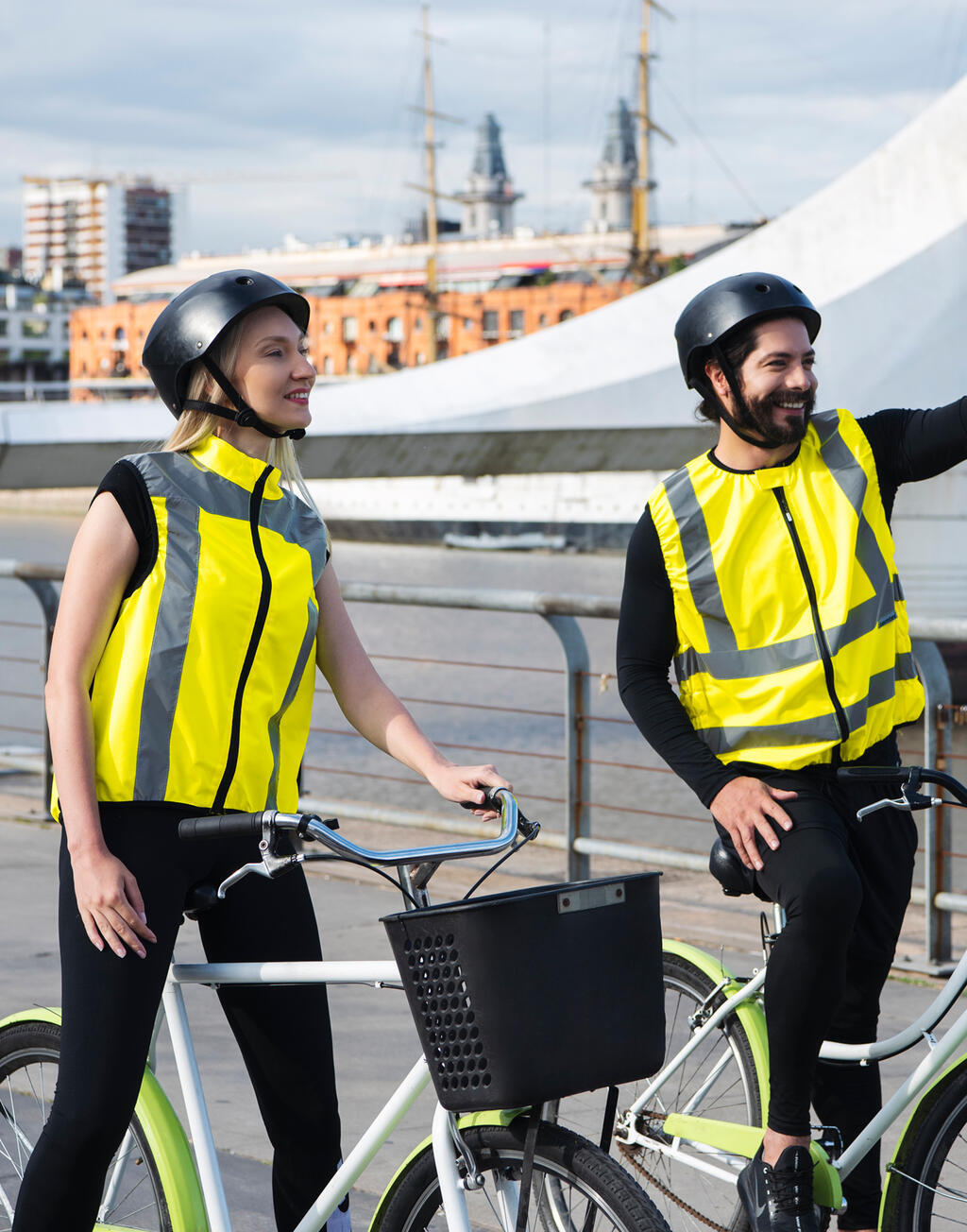 Gilets de sécurité personnalisable KORNTEX Hi-Vis Biker Vest "Schleiz"