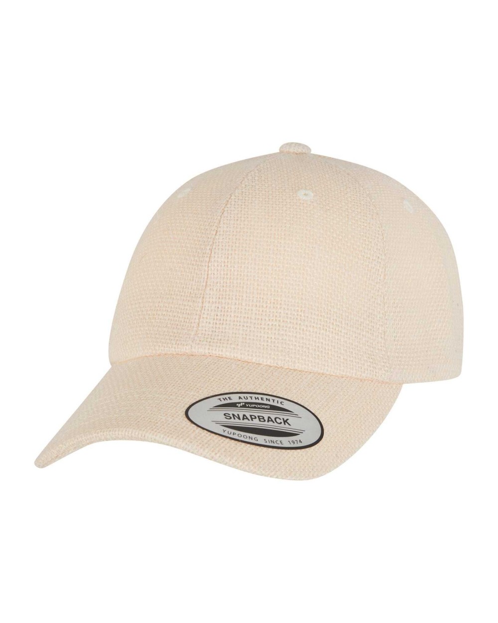 FLEXFIT Unisex Kappe Dad aus Jute Kappen personalisierbar
