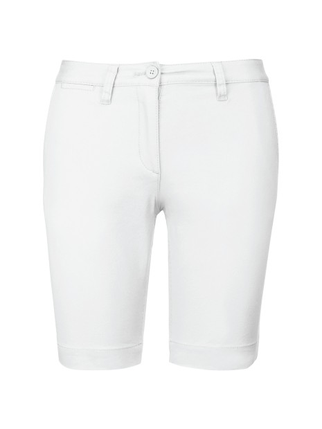 KARIBAN Bermuda chino femme /api/colors/7a92cd2d-10d2-40b4-928b-296bb7487506 personnalisable