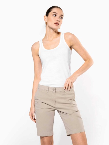 Bermudas & Shorts à personnaliser KARIBAN Bermuda chino femme 