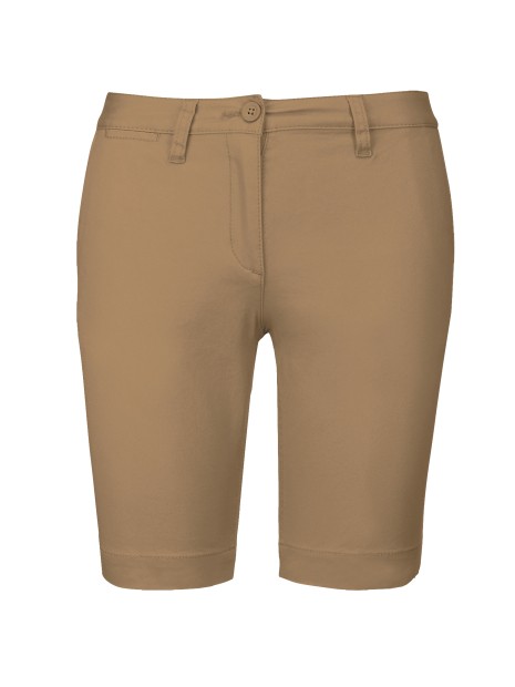 KARIBAN Bermuda chino femme /api/colors/94043464-ad4d-4a4e-81d8-f2f8c7fa5442 personnalisable