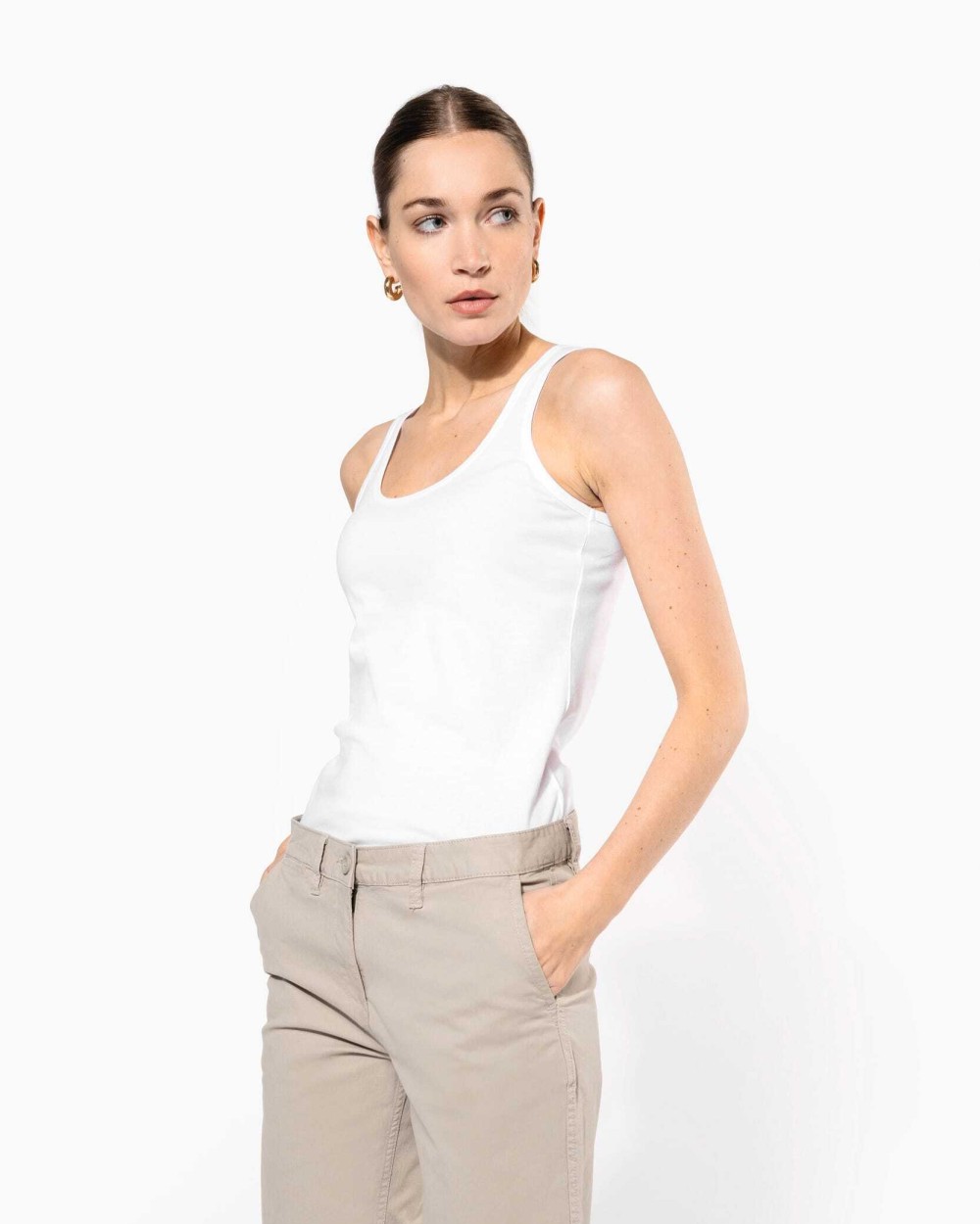 Bermudas & Shorts personnalisable KARIBAN Bermuda chino femme