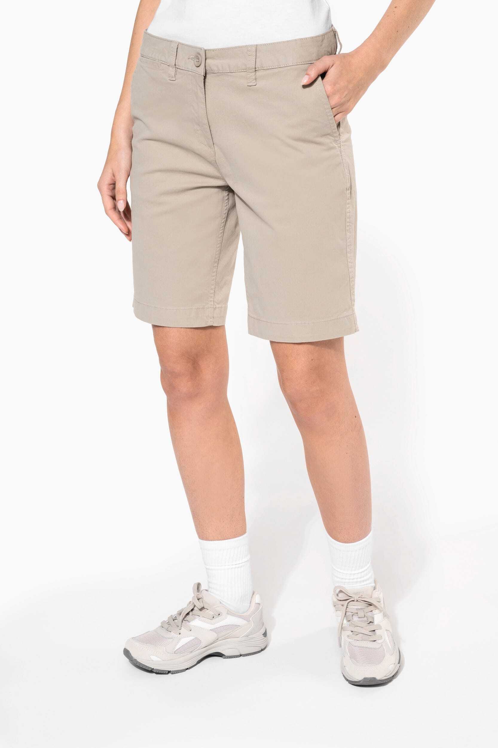 Bermudas & Shorts personnalisable KARIBAN Bermuda chino femme