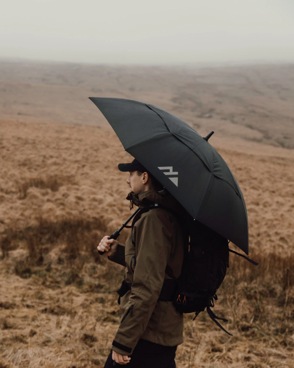 NORDIC DRIFT Nordic Drift Trail 27" AWARE™ RPET Sturm-Schirm mit UPF 50+ Regenschirme personalisierbar