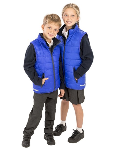 Vestes à personnaliser RESULT JUNIOR/YOUTH PADDED BODYWARMER 