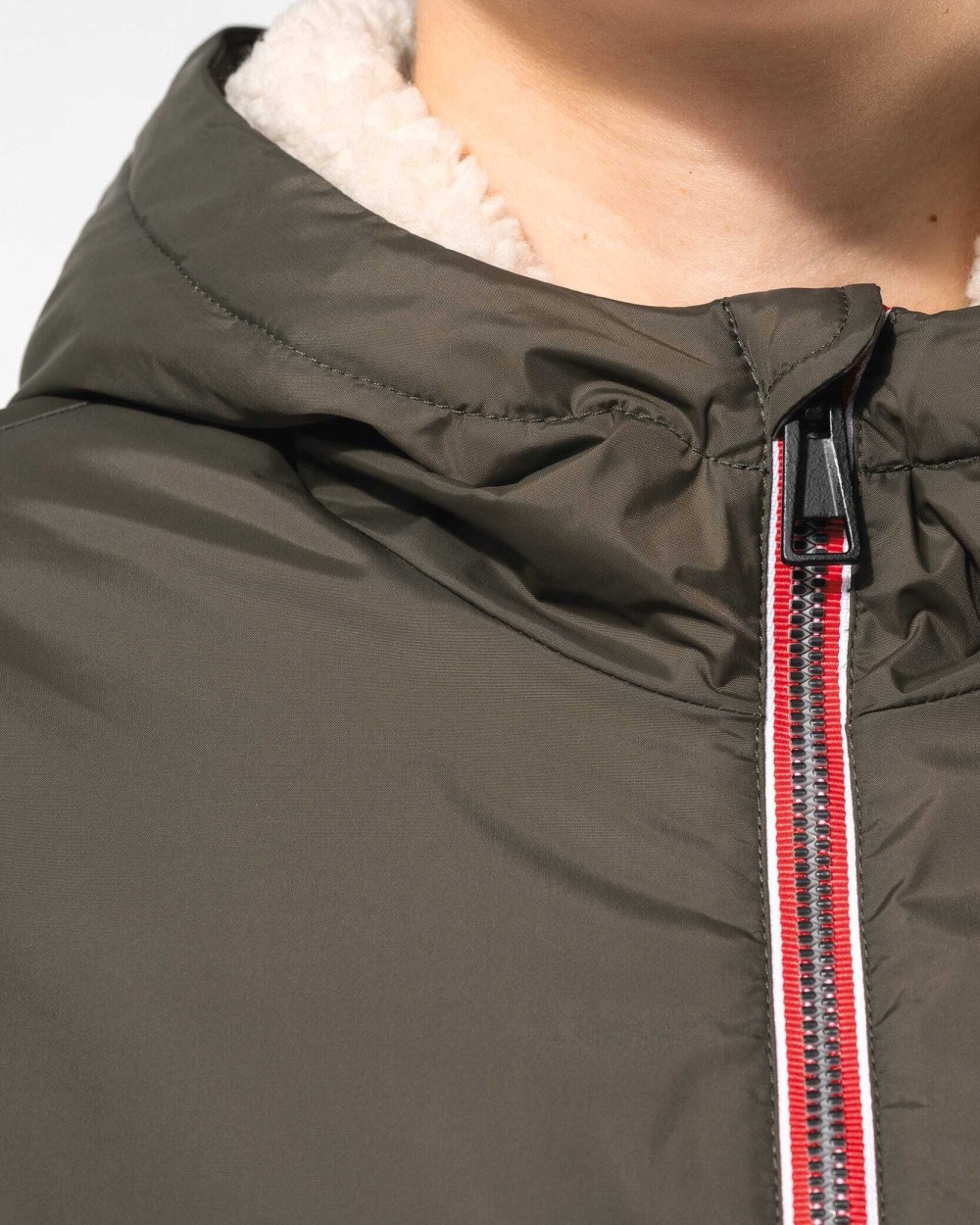 KARIBAN Gefütterte Sherpa-Jacke Unisex Jacken personalisierbar