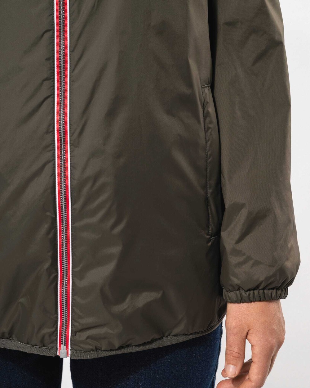 KARIBAN Gefütterte Sherpa-Jacke Unisex Jacken personalisierbar