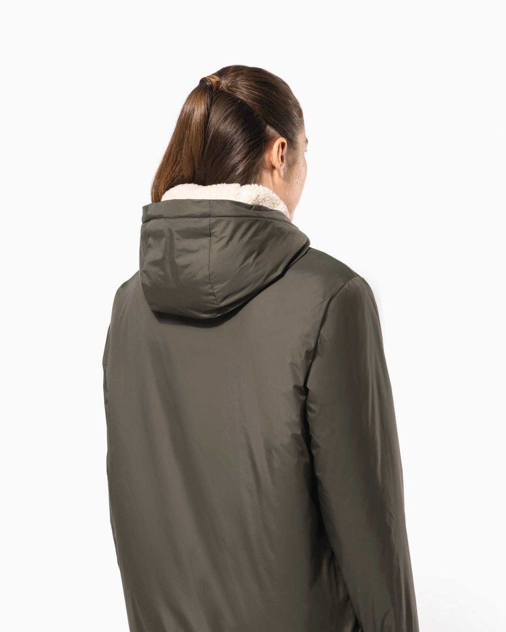 KARIBAN Gefütterte Sherpa-Jacke Unisex Jacken personalisierbar