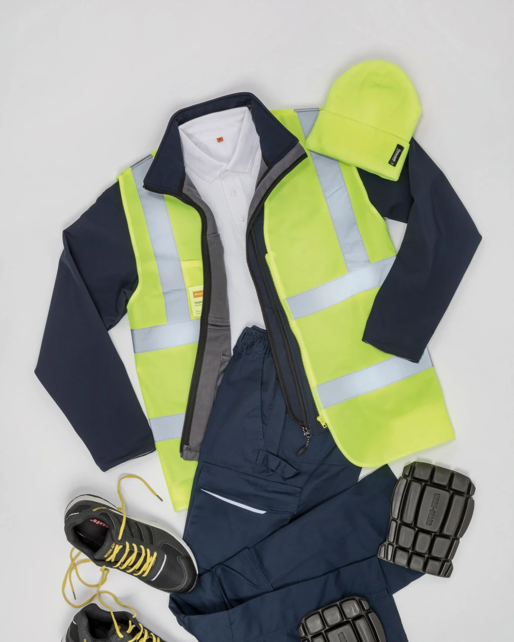 Fluo vestjes RESULT Veiligheidshesje met rits voor bedrukking &amp; borduring