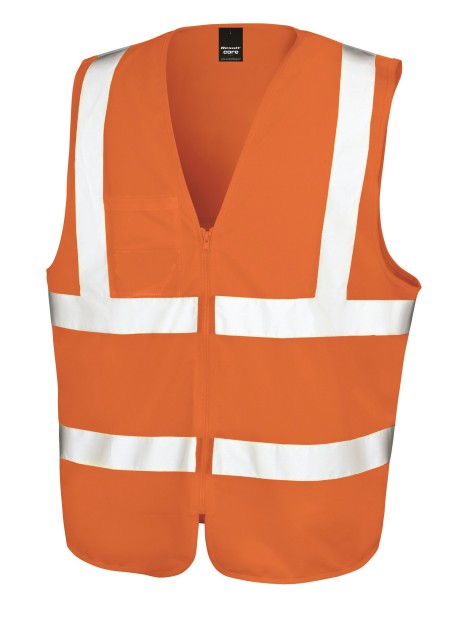 RESULT Gilet de sécurité zippé /api/colors/546d7fe2-8ac8-431c-b381-e5ee794251c2 personnalisable