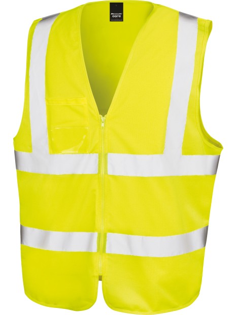 RESULT Gilet de sécurité zippé /api/colors/e5315b4f-9aed-482d-99bf-360238f2bb1e personnalisable