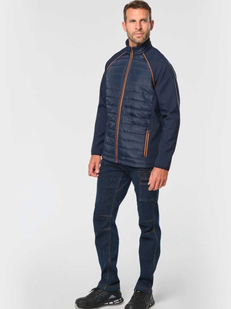 Vestes à personnaliser WK. DESIGNED TO WORK Veste Day To Day bi-matière unisexe 