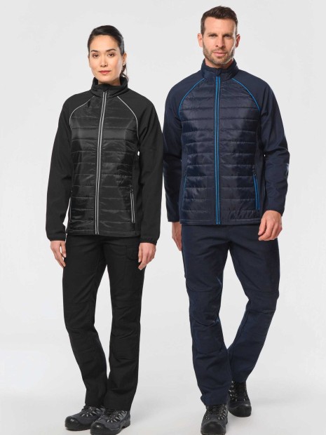Vestes à personnaliser WK. DESIGNED TO WORK Veste Day To Day bi-matière unisexe 