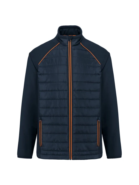 WK. DESIGNED TO WORK Veste Day To Day bi-matière unisexe /api/colors/4aa10cb8-ec49-4df5-89ba-a5619ab34e1d personnalisable