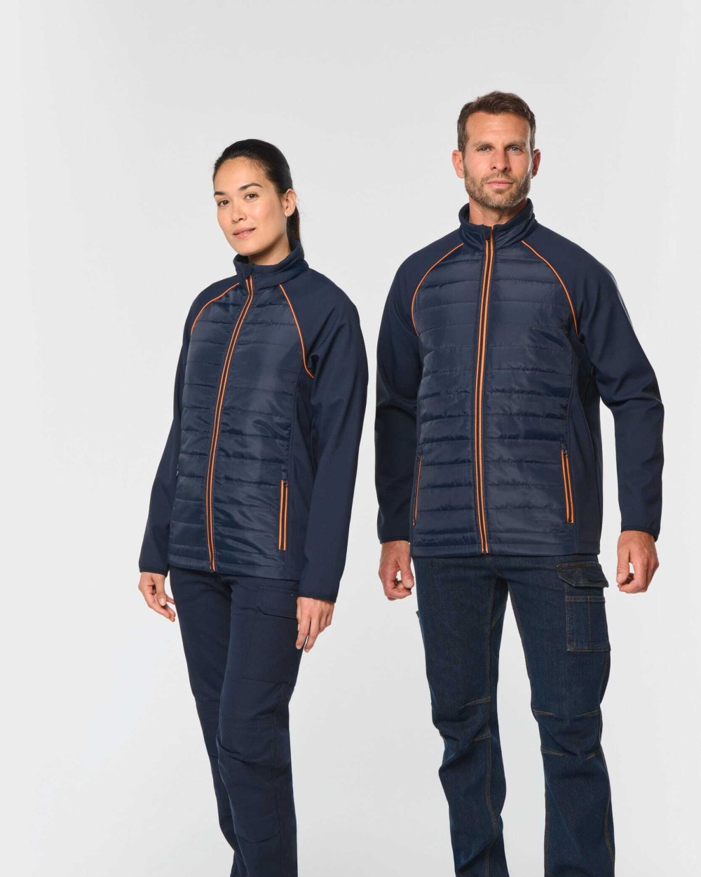Vestes personnalisable WK. DESIGNED TO WORK Veste Day To Day bi-matière unisexe