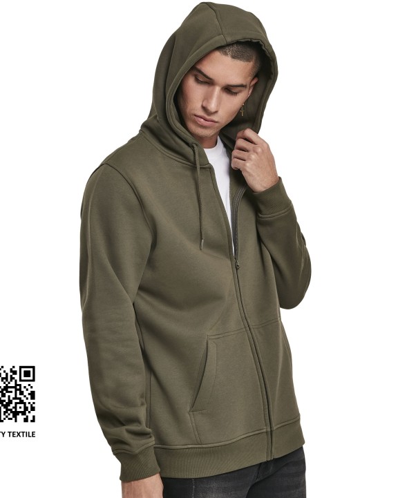 BUILD YOUR BRAND HEAVY ZIP HOODY Sweatshirts personalisierbar