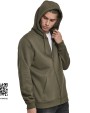 Sweat-shirts personnalisable BUILD YOUR BRAND HEAVY ZIP HOODY