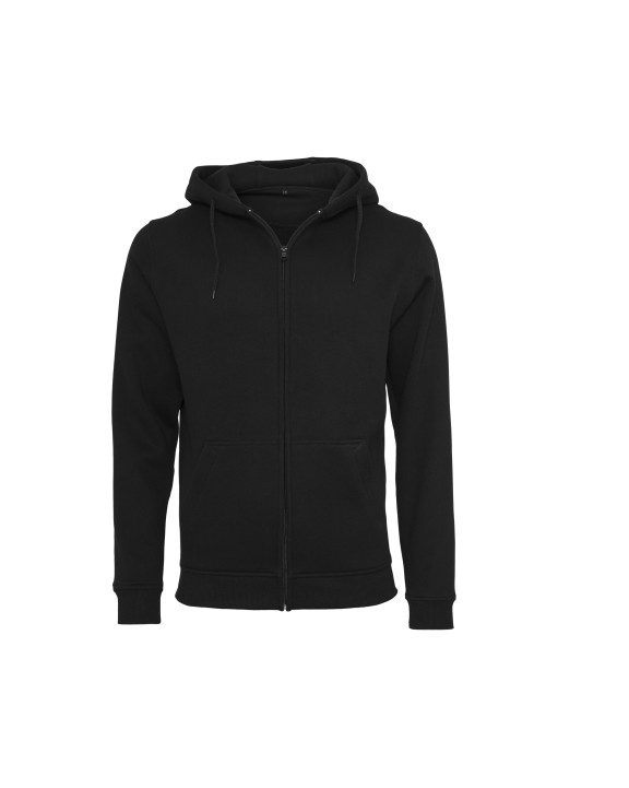 BUILD YOUR BRAND HEAVY ZIP HOODY Sweatshirts personalisierbar