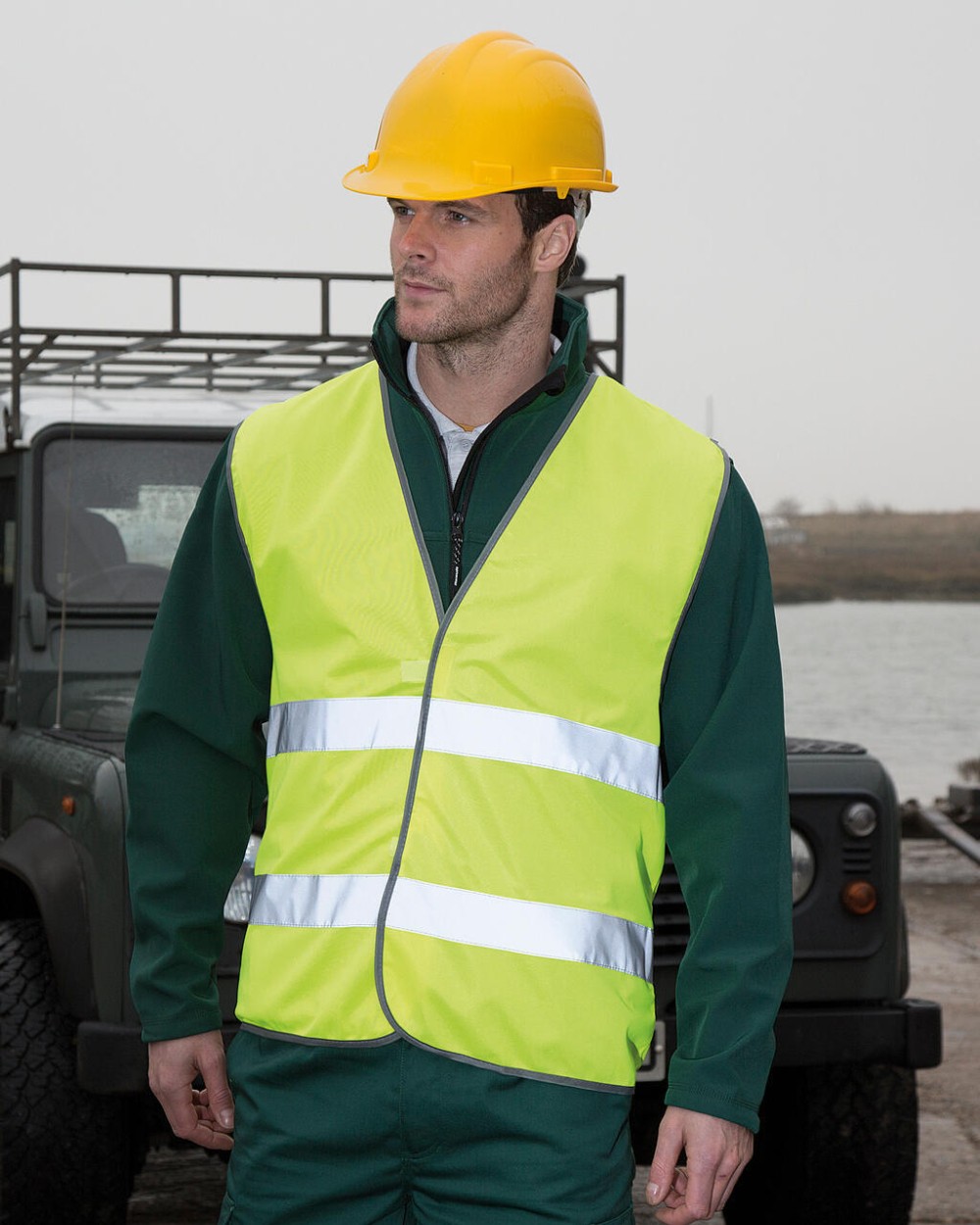 Fluo vestjes RESULT Core Enhanced Visibility Vest voor bedrukking &amp; borduring
