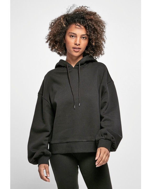BUILD YOUR BRAND Ladies´ Organic Oversized Hoody Sweatshirts personalisierbar