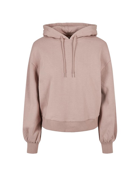 BUILD YOUR BRAND Ladies´ Organic Oversized Hoody Sweatshirts personalisierbar