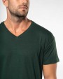KARIBAN Herren-T-Shirt Bio 150 IC mit V-Ausschnitt T-Shirts personalisierbar