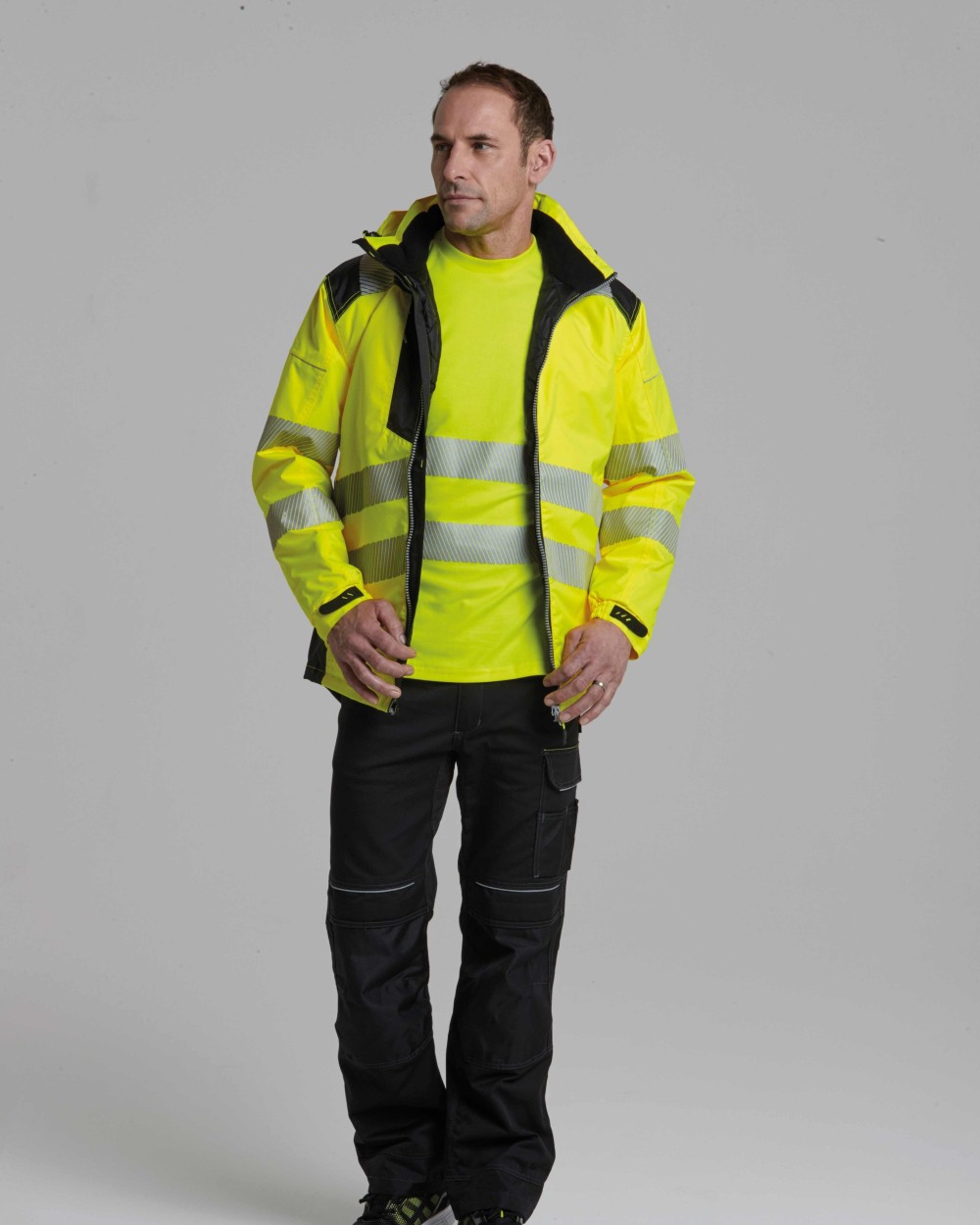 Jassen PORTWEST PW3 Hi-vis winter jacket (T400) voor bedrukking &amp; borduring