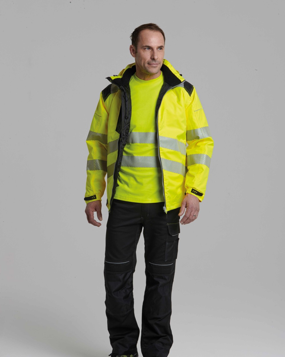 Jassen PORTWEST PW3 Hi-vis winter jacket (T400) voor bedrukking &amp; borduring