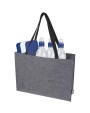 Tote bags personnalisable 4DO Sac shopping à soufflets Felta GRS en feutrine recyclée de 20L