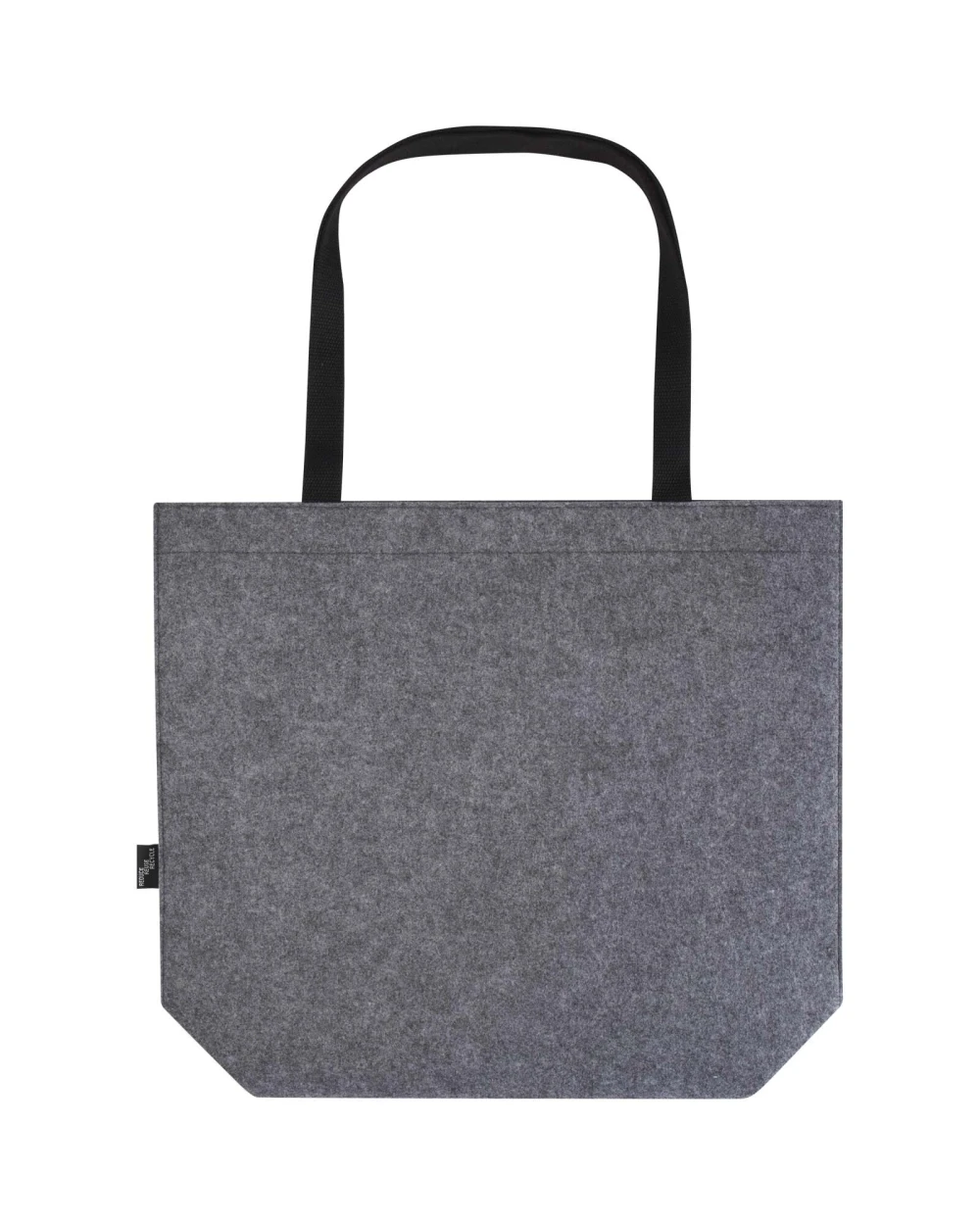 Tote bags personnalisable 4DO Sac shopping à soufflets Felta GRS en feutrine recyclée de 20L