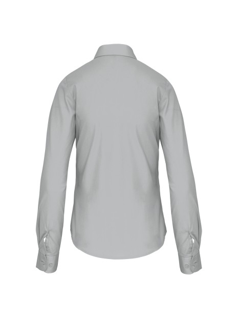 KARIBAN Chemise popeline manches longues femme /api/colors/b8c3da1f-f409-43cb-b759-5e63471e125b personnalisable