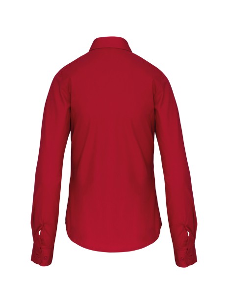 KARIBAN Chemise popeline manches longues femme /api/colors/f7def30f-cf00-4a4e-8048-9f030f6d3017 personnalisable