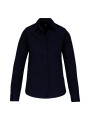KARIBAN Chemise popeline manches longues femme /api/colors/b68891a9-1d28-4f7a-8deb-775c45027afd personnalisable