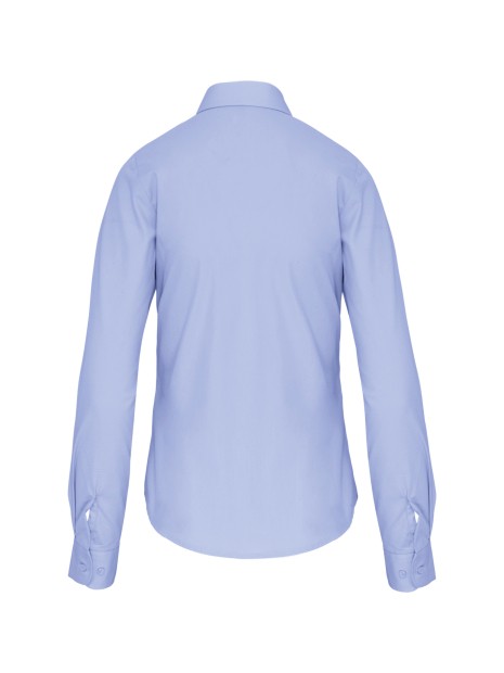 KARIBAN Chemise popeline manches longues femme /api/colors/7cd11260-06e9-4679-96ce-f0c0cca5092d personnalisable