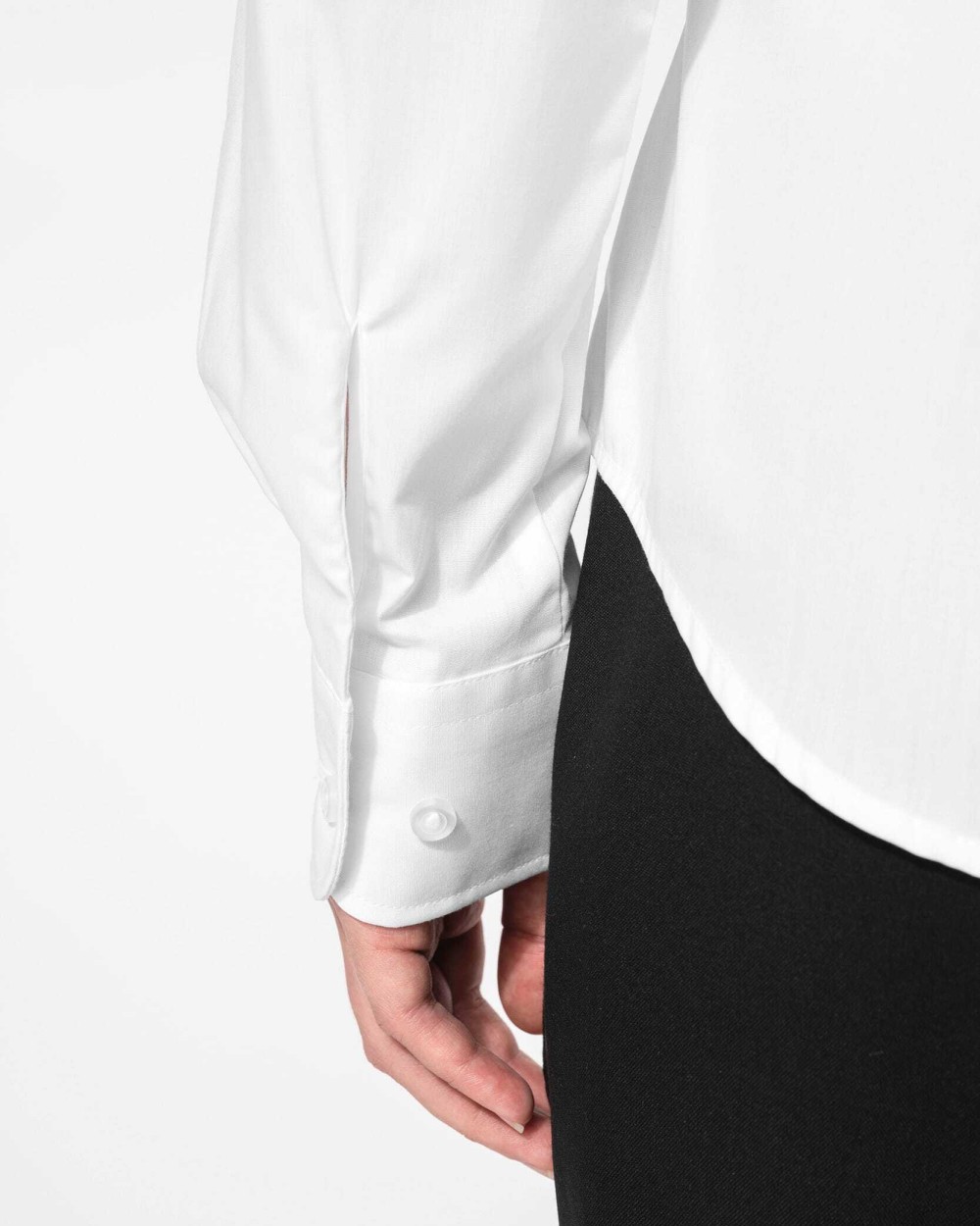 KARIBAN Damen Popelinebluse Langarm Hemden personalisierbar