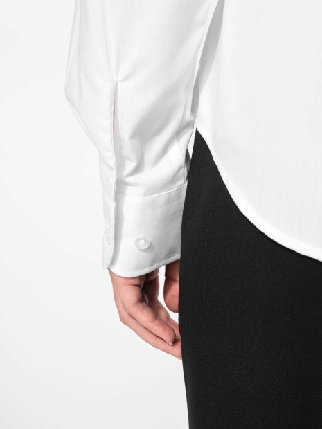 Chemises à personnaliser KARIBAN Chemise popeline manches longues femme 